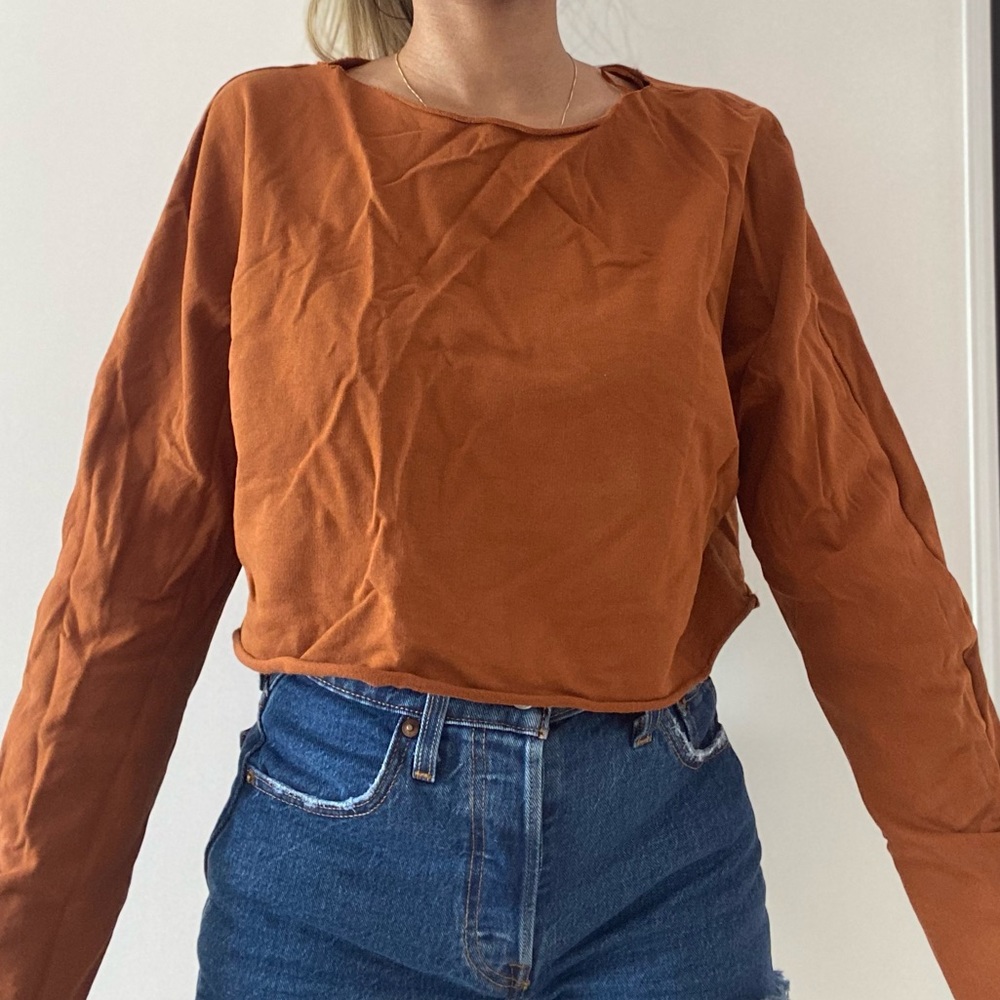 Zara cropped long sleeve